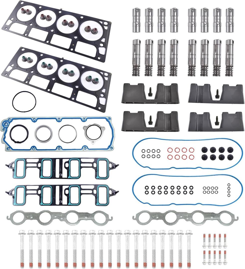 SUSUCAR AFM DOD Lifters Replacement Kit with Head Gasket Set, Bolts for Chevy Tahoe GMC Sierra 1500 Yukon Cadillac Escalade 6.2L