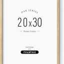 Minimalist 20x30 Frame, Natural Solid Oak Wood 20x30 Poster Frame, Lightweight for Wall Mounting(Single, Oak), 20"x30" - 1pk