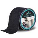 Lifegrip Anti Slip Traction Tape, 4 Inch x 38 Foot - Best Grip, Friction, Abrasive Adhesive for Stairs, Tread Step, Indoor, Outdoor (4" X 38') (Black)