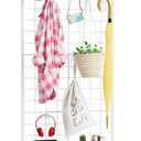 Asee'm Grid Wall Panels Display Stand 2' x 5.2' FT White Movable Wire Grid Wall Display Rack Heavy Floorstanding Detachable Girdwall Panel with T-Base for Craft Show Rack, Retail Displays 1PCS