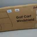 Ezgo Golf Cart Windshield Ezgo TXT Windshield Replacement for Front Fits 1995 to 2013 Ezgo TXT and Medalist Models Foldable Tinted UV Protection and Impact Resistant PC Shield