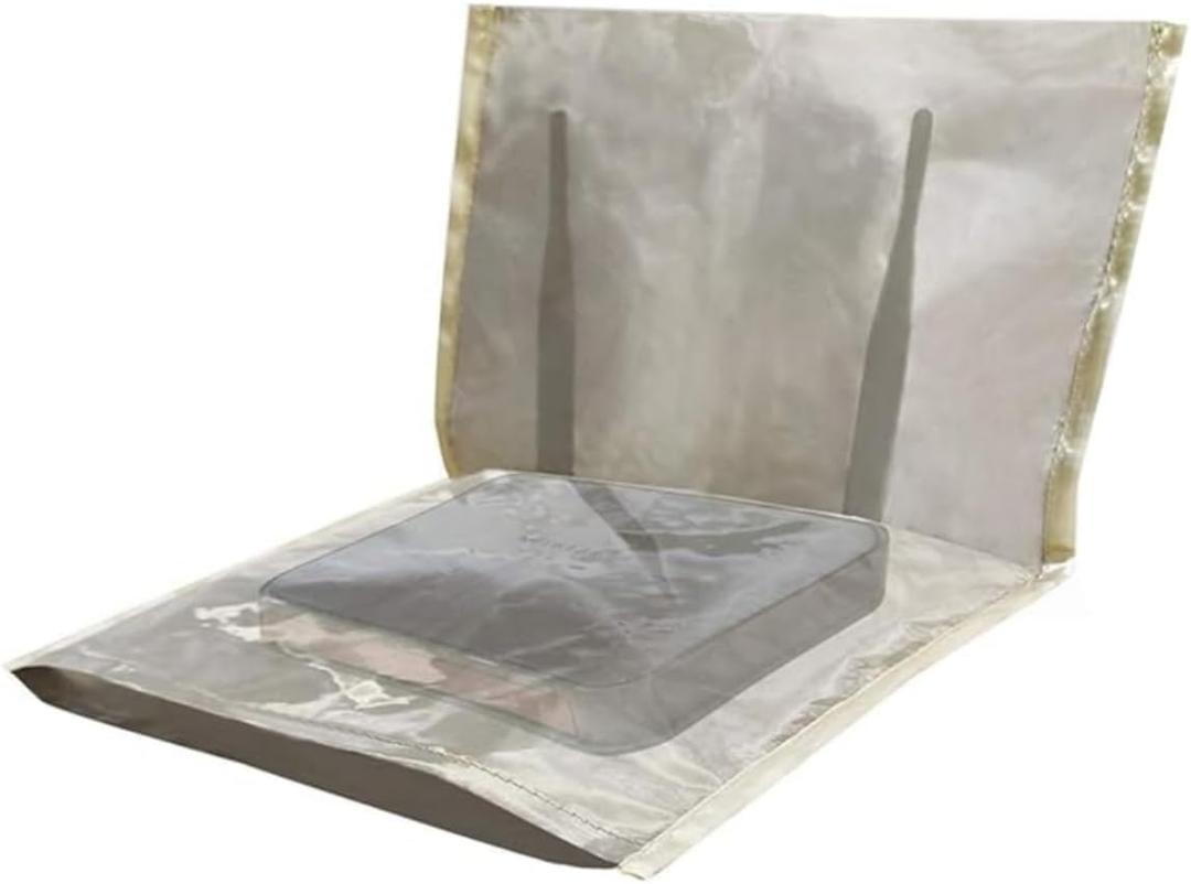 Amradield WiFi Router Cover 13.8" x15.7" EMF RF Radiation Shielding Cover Blocking Wireless Router Radiation Guard Protective Cover Reduce electromagnetic Field Exposure Stay Connected wirelessly