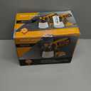 Cordless Paint Sprayer (Batteries Not Included), 200W HVLP Spray Gun with Cleaning & Blowing Joints for 20V Dewalt Battery, 6 Nozzles and 3 Patterns,Paint Sprayer for Furniture, Cabinets, Fence, Walls