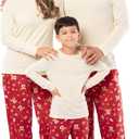 Fruit of the Loom Men Matching Holiday Family Sleep Pajama Set for Women, Men, and Kids, XL