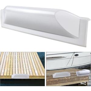 Dock Corner Bumper,Dock Bumpers Straight,Vinyl Boat Dock Corner Bumpers,Boat Straight Bumper,Boat Dock Bumpers,Soft Dock Bumper Guards Dock Bumpers Dock Corner Side Edge for Boat Docks(1,2Pack)