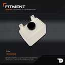 Dorman 603-001 Universal Fluid Reservoir with Cap