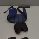 Travel Pillows for Airplanes with Sleep Eye Mask, Chin Strap, Airplane Pillow for Long Flights, Car Road Trip, 360 Support Headrest, Stop Bobblehead, Mottled Blue