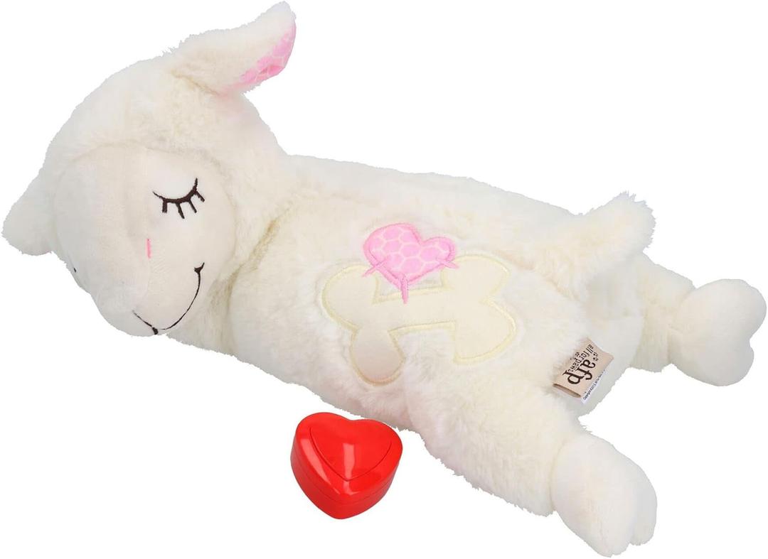 AB Tools Little Buddy Heart Beat Sheep Puppy Dog Separation Anxiety Comforter Toy