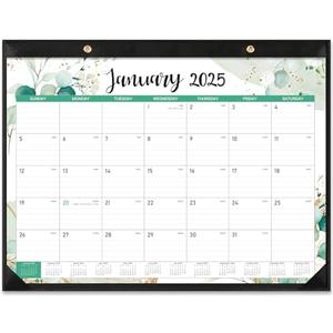 Desk Calendar 2025-2025 Desk Calendar Large 22'' x 17'', from January 2025 to December 2025, Folded Packing Desk Calendar, 12 Monthly Desk/Wall Calendar,Large Space for Writing with Protect Corner