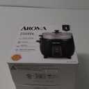Aroma Housewares ARC-363-1NGB 3 Uncooked/6 Cups Cooked Rice Cooker, Steamer, Multicooker, 2-6 cups, Black