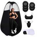 Spray Tan Tent with Tan Spray Tanning Essentials Kit, Pop Up Portable Professional Mobile Self Tanning Tent Booth with Carry Bag & Waterproof Floor
