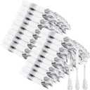 400PCS Pre Rolled Silver Plastic Silverware Sets - Heavy Duty Fancy Silver Cutlery - Include 100 Pack Wrapped Disposable Utensils with Napkins for Parties, Dinners & Weddings