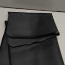 Mini Fridge Silicone Mat,24''x24''x0.5''-Fridge Drip Tray Concave and convex design is leak-Proof and Non-Slip Perfectly Compatible with Washer, Dryer, Wine Cooler, Dishwasher ect (Black)