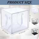 Zopeal 6 Pack Popup Laundry Hamper 13 Inch Collapsible Laundry Baskets with Handles Mesh Clothes Baskets Portable Single Layer Foldable Clothes Hamper Square Bin for Washing, Toy Storage(Multicolor)