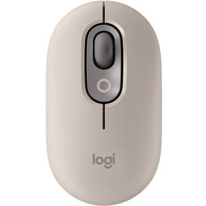 Logitech POP Mouse, Wireless Mouse with Customizable Emojis, SilentTouch Technology, Precision/Speed Scroll, Compact Design, Bluetooth, Multi-Device, OS Compatible - Mist