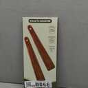 12 inch Teak Wooden Spatula for Cooking, Small Wood Flipper, Egg Scraper, Flat Wood Turner, Multipurpose Wooden Cooking Utensils, Spatulas Spoons Perfect for Flipping, Scraping & Turning, Set of 2