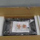 14" Outdoor Wall Light Fixtures Waterproofed Exterior Lantern W/Sturdy Rectangular Double Cage In Old Rust&Clear Tempered Glass,Sconce Mounted For House Patio,Front door,Porch,Yard, Lighting 2Pack