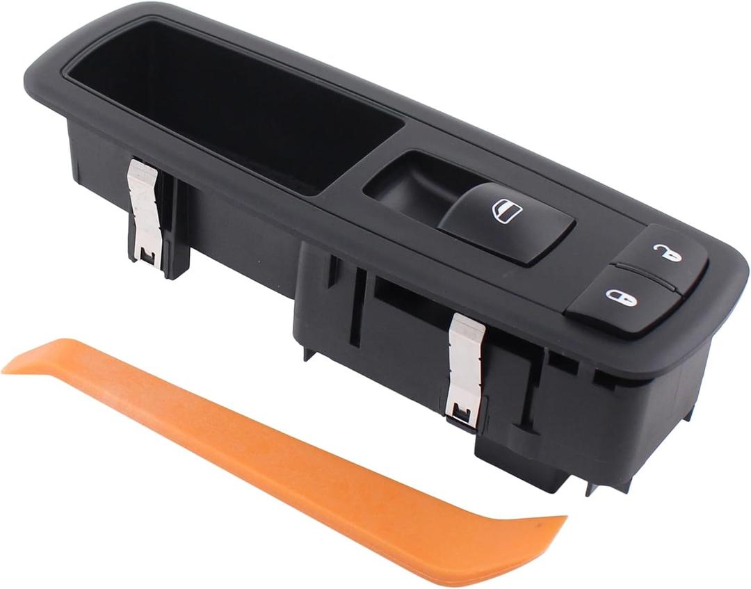 MOTOKU Front Passenger Side Power Window Switch 8 Pins Without AUTO for Dodge Chrysler Jeep
