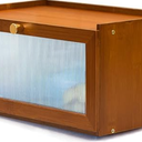 ETMI Vintage Bread Box for Kitchen Countertop - Retro Brown Bread Storage Box Breadbox