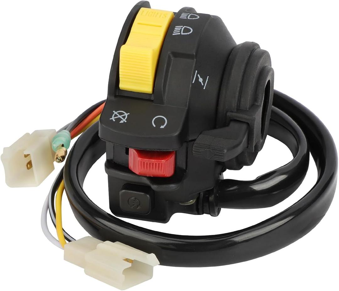 M MATI Left Handlebar Switch Start Stop Kill Headlight for Suzuki LT160E LT230E LT-F160 QuadRunner 160 230 1987-1999 37400-02C01 37400-35B02 37400-35B01 37400-35B00 37400-02C00