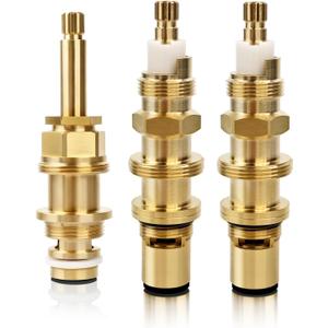 910-030 & 910-022 Shower Cartridge Replacement for Price Pfister Ceramic Disc Cartridge & Diverter Stem Assembly - Durable Brass Construction, Hot & Cold Faucet Repair Kit for Shower Valves