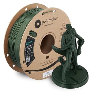 Polymaker PETG Dark Green 3D Printer Filament 1.75mm 1kg, High Speed PETG up to 300mm/s, High Strength New Formula, Excellent Layer Adhesion, Warp Free, Compatible with Most 3D Printers