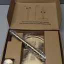 Ivilon Countertop Paper Towel Holder - Modern End Cap Minimalist Design - Color Warm Gold