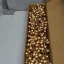 32 Pack Christmas Picks Artificial Christmas Tree Berries 6.5 Inch Holly Berry Stems for Winter Xmas Holiday DIY OrnamentsGolden