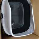 Arm & Hammer Rimmed Cat Litter Box with High Sides and Microban, Made in USA, Standard 