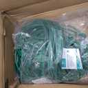 Brightown Outdoor Extension Cord Multiple Outlet, 2 Packs Each 50 Ft Christmas Light Extension Cord Evenly Spaced 6 Outlets Plugs with Safety Cover, 16/3 SJTW Green Extension Cord Waterproof