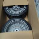(4 Pack) Lawn Mower Wheels Kit Compatible with Honda HRR216 HRS216 HRT216 Walk Behind Lawn Mower - 2 Rear Wheels Replaces 42710-VE2-M02ZE + 2 Front Wheels Replace for 44710-VL0-L02ZB