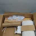 ELYONA Nordic Wood Tripod Floor Lamp, Modern Reading Standing Lamp for Living Room 3 Color Temperatures LED Bulb Included Flaxen Lamp Shade, Boho Natural Wooden floor lamp for Bedroom Office Kids Room