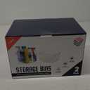 ClearSpace Clear Plastic Storage Bins  Pantry Organizers & Storage Containers, Cabinet Organizer - Home Organization Must Haves for Kitchen, Laundry Room, Office, Closet, Garage & Freezer (2 Pack)