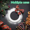 Juexica 36 Pcs 5.8 Inch Foam Wreath Forms for Crafts Foam Circles Ring Small Wreath Polystyrene Ring for Easter Wedding Home Flower Projects DIY Arts Crafts Supplies Easter Decorations