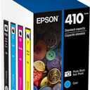 EPSON 410 Claria Premium Ink Standard Capacity Photo Black & Color Combo Pack (T410520-S) Works with Expression XP-530, 630, 640, 7100, 830