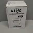 SIUQ 300 Pack 5 oz Paper Cups, White Disposable Paper Cups, Small Bathroom Mouthwash Cups, Hot/Cold Drinking Cup for Bathroom, Home, Party, Office, Picnic, Travel