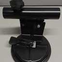 Suction Cup Flag Holder for RV, Camper, Car, Truck, Trailer, SUV - Adjustable Angle, Black Aluminum Alloy Flag Pole Mount