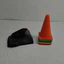 Soccer Cones (9 Inch 20 Pack), Agility Training Sport Cone with Carry Bag for Drilling Football Basketball Field Markers, (5 Colors)