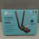 TP-Link WiFi 6 PCIe WiFi Card for Desktop PC AX3000 (Archer TX55E), Bluetooth 5.2, WPA3, 802.11ax Dual Band Wireless Adapter with MU-MIMO, Ultra-Low Latency, Supports Windows 11, 10 (64bit) Only