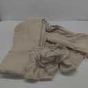 EMME Muslin Cotton Duvet Cover Set Twin Size Light Tan Linen Like Soft Breathable Lightweight Summer Comforter Cover Set with Zipper Closure (Light Tan, Twin, 68"x90")