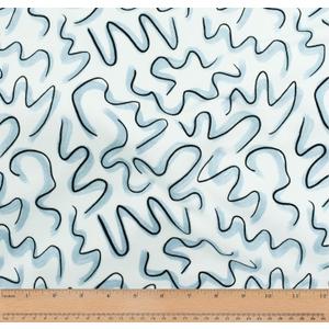 Tlio Bamboo Terry Print, Denim