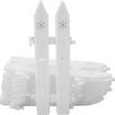 Grass Lawn Flowerbed Plant Borders Christmas Picket Fence Christmas Tree Fence,Plastic Edging Garden Picket Fence Garden Picket Fence for Christmas Tree Wedding Party Decoration