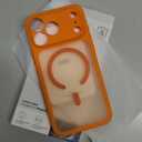 ESR for iPhone 17 Pro Max Case, Camera Control, Compatible with MagSafe, Shockproof Military-Grade Protection, Magnetic Phone Case for iPhone 17 Pro Max, Classic Hybrid Case, Frosted Orange