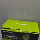 Leaf Blower, Electric Cordless Leaf Blower with 2 Batteries and Charger, 2 Speed Mode, Lightweight Cordless Blower for Blowing Leaves, Patio Cleaning, Blowers for Lawn Care and Dust