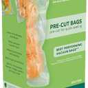 FoodSaver 1-Gallon Precut Vacuum Seal Bags with BPA-Free Multilayer Construction for Food Preservation & Sous Vide, 13 Count - FSFSBF0316-000,Clear