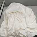 Cottington Lane Ivory Crib Skirt Dust Ruffle, 100% Natural Cotton, Soft, Durable Nursery Crib Toddler Bedding Skirt for Baby Girls or Boys, Fits Standard Cribs 28" x 52" with 14" Drop