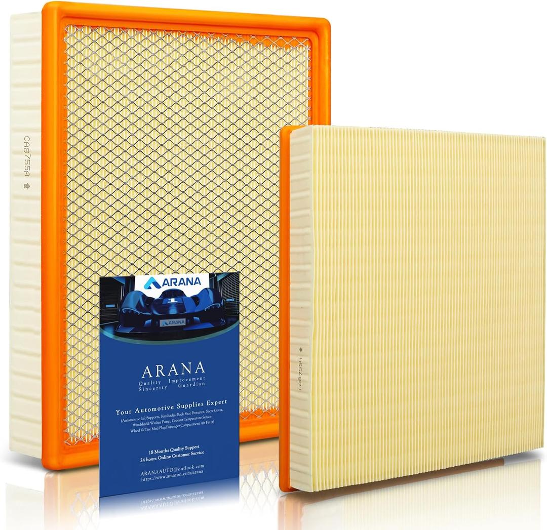 ARANA CA8755A Engine Air Filters, GP755 Automotive Replacement Air Filter For Cadillac Chevrolet Eldorado Gmc Mid Bus, 1 Pack