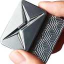 Lightning Infinite Fidget Slider Metal Magnetic Haptic Fidget Toys for Adults Anxiety/ADHD/Stress Relief, Silver Grey