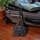 LEGO Star Wars Bag Tag - Darth Vader (52233), Black, Silicone Luggage Tag, Bag Charm, Spring Break