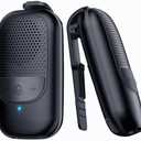 Temdan Wearable Bluetooth Speaker, Clip-On Portable Speaker with Built-in Mics for Hands-Free Music and Calls, Up to 10 Hours Battery Life,Mini Outdoor Waterproof Speaker for Working,Running-Black